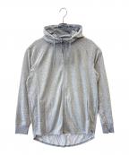 UNDER ARMOURアンダーアーマー）の古着「UNDER ARMOUR　ジップパーカー」｜グレー