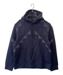 EMPORIO ARMANI（エンポリオ アルマーニ）の古着「EMPORIO ARMANI　プルオーバーパーカー」｜ネイビー