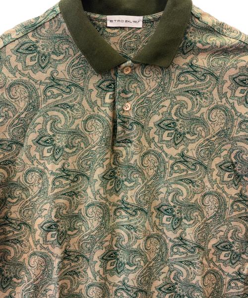 ETRO（エトロ）ETRO (エトロ) ETRO  ポロシャツ グリーン サイズ:2XLの古着・服飾アイテム