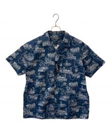 Eddie Bauer×reyn spooner（エディーバウアー×レイン スプナー）の古着「Eddie Bauer × reyn spooner  アロハシャツ」｜ブルー