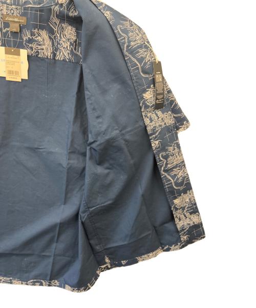 Eddie Bauer（エディーバウアー）Eddie Bauer (エディーバウアー) reyn spooner (レイン スプナー) Eddie Bauer × reyn spooner  アロハシャツ ブルー サイズ:Lの古着・服飾アイテム