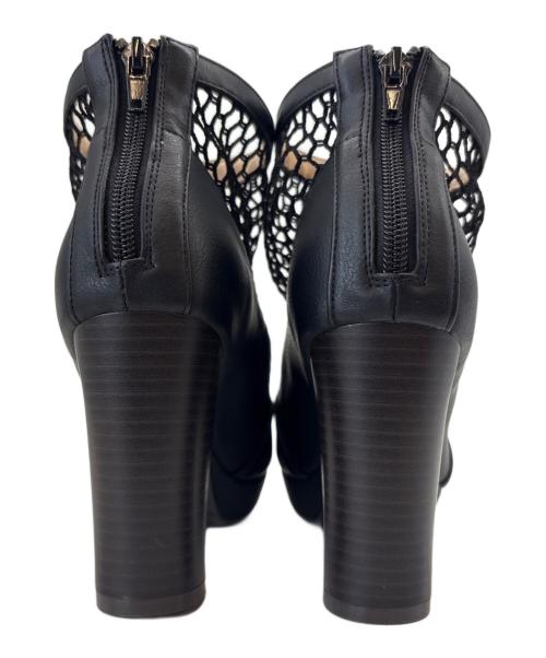 あしながおじさん（アシナガオジサン）あしながおじさん (アシナガオジサン) あしながおじさん　メッシュブーツサンダル ブラック サイズ:23.0の古着・服飾アイテム