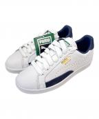 PUMAプーマ）の古着「PUMA　ローカットスニーカー」｜ホワイト×ネイビー