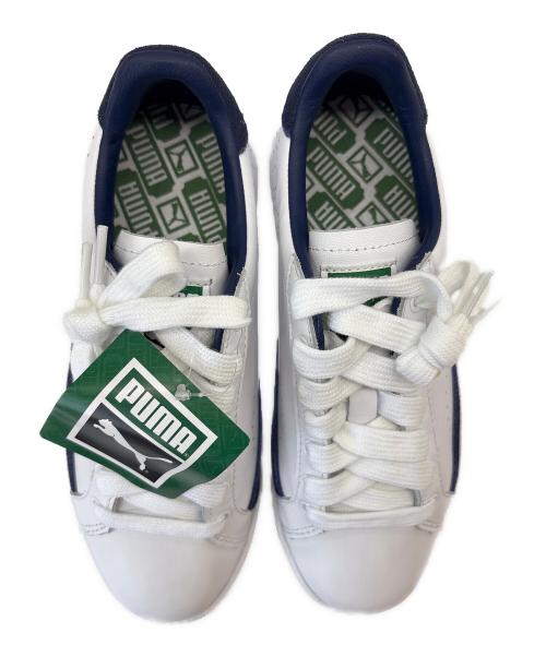PUMA（プーマ）PUMA (プーマ) PUMA　ローカットスニーカー ホワイト×ネイビー サイズ:23の古着・服飾アイテム