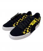 PUMAプーマ）の古着「PUMA　ローカットスニーカー」｜ブラック×イエロー