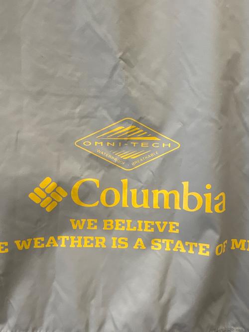 Columbia（コロンビア）Columbia (コロンビア) FUJI ROCK FESTIVAL (フジロック フェスティバル) Columbia　FUJI ROCK FESTIVAL　ナイロンパーカー グレー×ネイビー サイズ:Lの古着・服飾アイテム