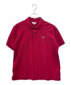 LACOSTEラコステ）の古着「LACOSTE　ポロシャツ」｜レッド