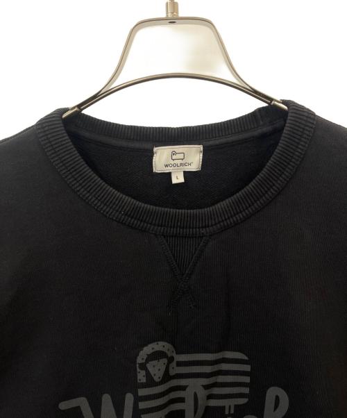 WOOLRICH（ウールリッチ）WOOLRICH (ウールリッチ) WOOLRICH　スウェット ブラック サイズ:Lの古着・服飾アイテム