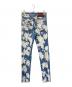 BILLIONAIRE BOYS CLUB (ビリオネアボーイズクラブ) BILLIONAIRE BOYS CLUB　BB STIKA JEAN - ASTRAL　ダメージ・ブリーチ加工デニムパンツ ブルー×ホワイト サイズ:30：7000円
