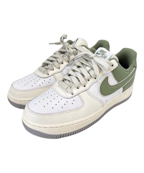 NIKE（ナイキ）NIKE (ナイキ) NIKE　AIR FORCE1　スニーカー ホワイト×グリーン サイズ:26.5の古着・服飾アイテム