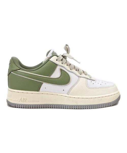 NIKE（ナイキ）NIKE (ナイキ) NIKE　AIR FORCE1　スニーカー ホワイト×グリーン サイズ:26.5の古着・服飾アイテム