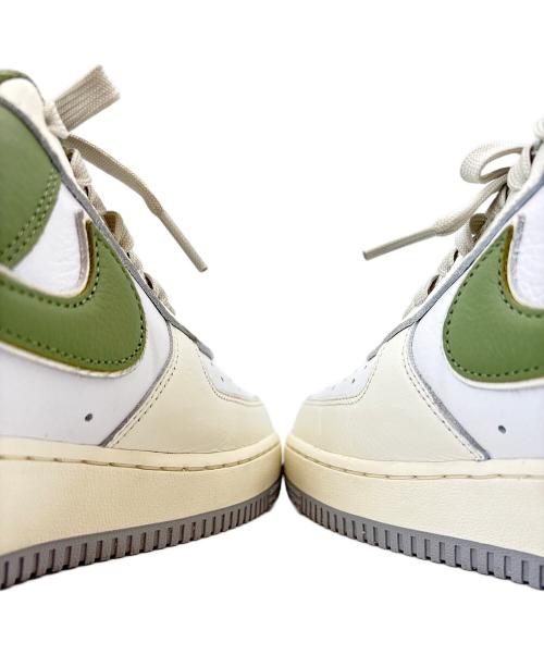 NIKE（ナイキ）NIKE (ナイキ) NIKE　AIR FORCE1　スニーカー ホワイト×グリーン サイズ:26.5の古着・服飾アイテム
