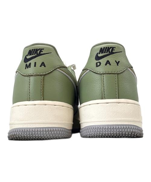 NIKE（ナイキ）NIKE (ナイキ) NIKE　AIR FORCE1　スニーカー ホワイト×グリーン サイズ:26.5の古着・服飾アイテム