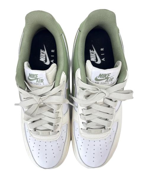 NIKE（ナイキ）NIKE (ナイキ) NIKE　AIR FORCE1　スニーカー ホワイト×グリーン サイズ:26.5の古着・服飾アイテム