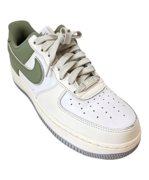 NIKE（ナイキ）NIKE (ナイキ) NIKE　AIR FORCE1　スニーカー ホワイト×グリーン サイズ:26.5の古着・服飾アイテム