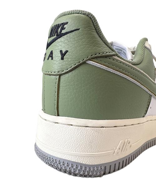 NIKE（ナイキ）NIKE (ナイキ) NIKE　AIR FORCE1　スニーカー ホワイト×グリーン サイズ:26.5の古着・服飾アイテム