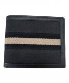 GUCCIグッチ）の古着「GUCCI　シェリーライン 　2つ折り財布」｜ブラック