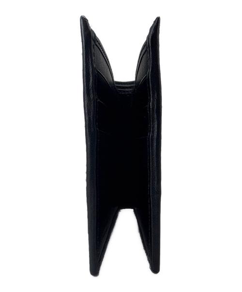 GUCCI（グッチ）GUCCI (グッチ) GUCCI　シェリーライン 　2つ折り財布 ブラックの古着・服飾アイテム