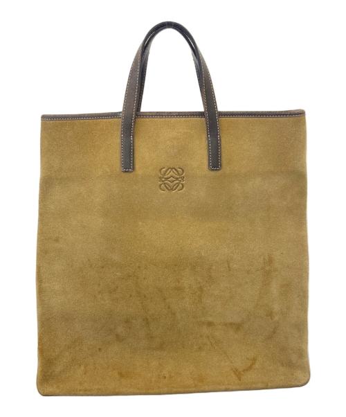 LOEWE（ロエベ）LOEWE (ロエベ) LOEWE　アナグラムトートバッグ ブラウンの古着・服飾アイテム