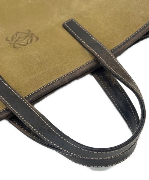 LOEWE（ロエベ）LOEWE (ロエベ) LOEWE　アナグラムトートバッグ ブラウンの古着・服飾アイテム