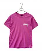 stussyステューシー）の古着「stussy 　Tシャツ」｜ピンク