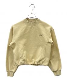 THE NORTH FACE（ザ ノース フェイス）の古着「ベターテリークロップドクルー　THE NORTH FACE　スウェット」｜ベージュ