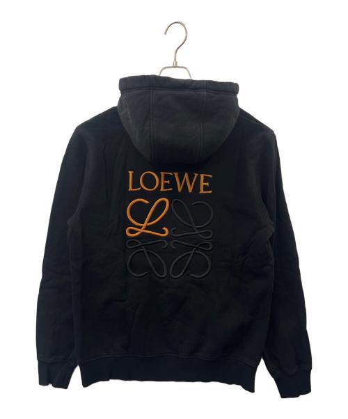 LOEWE（ロエベ）LOEWE (ロエベ) LOEWE　アナグラム コットン パーカー ブラック サイズ:Mの古着・服飾アイテム