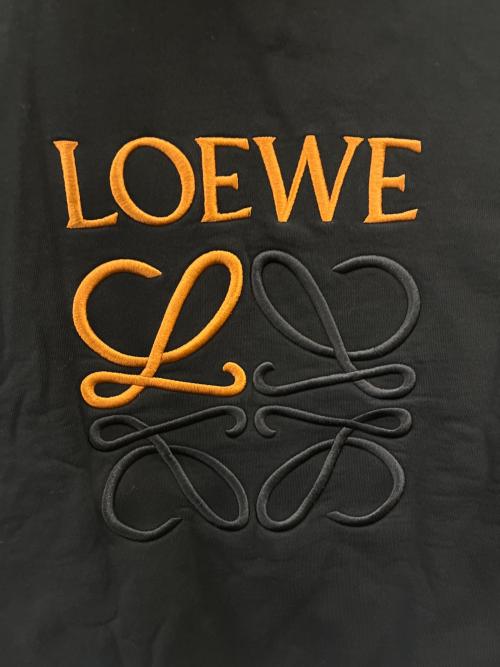 LOEWE（ロエベ）LOEWE (ロエベ) LOEWE　アナグラム コットン パーカー ブラック サイズ:Mの古着・服飾アイテム