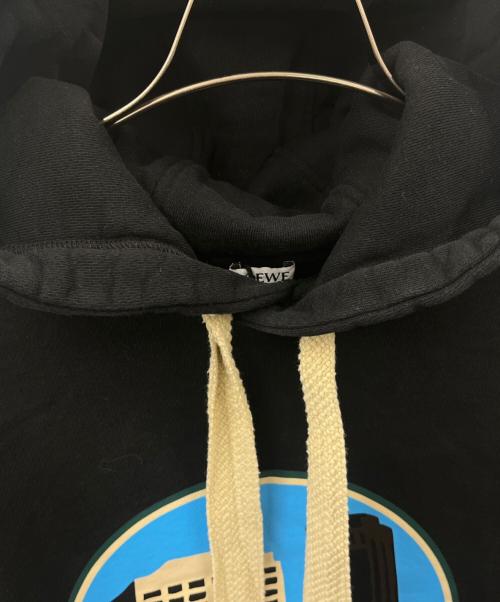 LOEWE（ロエベ）LOEWE (ロエベ) LOEWE　アナグラム コットン パーカー ブラック サイズ:Mの古着・服飾アイテム
