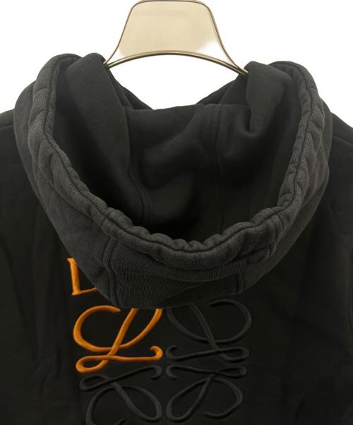 LOEWE（ロエベ）LOEWE (ロエベ) LOEWE　アナグラム コットン パーカー ブラック サイズ:Mの古着・服飾アイテム