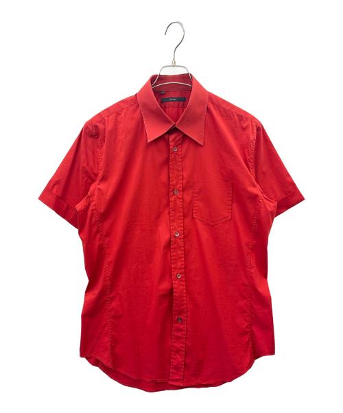 GUCCI（グッチ）GUCCI (グッチ) GUCCI　半袖シャツ レッド サイズ:42の古着・服飾アイテム