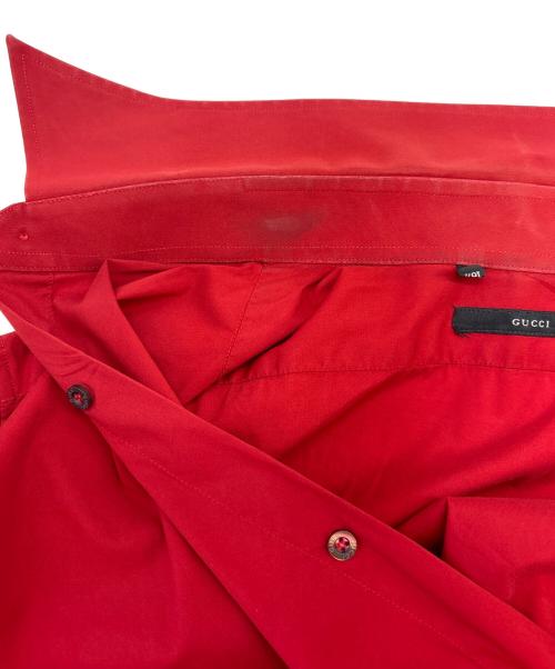 GUCCI（グッチ）GUCCI (グッチ) GUCCI　半袖シャツ レッド サイズ:42の古着・服飾アイテム