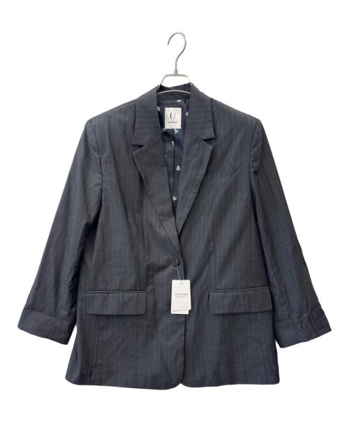 U by SPICK&SPAN（ユー バイ スピック＆スパン）U by SPICK&SPAN (ユー バイ スピック＆スパン) U by Spick&Span　テーラードジャケット グレー サイズ:38の古着・服飾アイテム