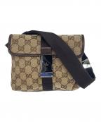GUCCIグッチ）の古着「GUCCI ウエストバッグ」｜ベージュ