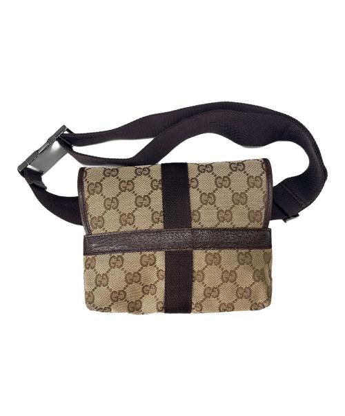 GUCCI（グッチ）GUCCI (グッチ) GUCCI ウエストバッグ ベージュの古着・服飾アイテム