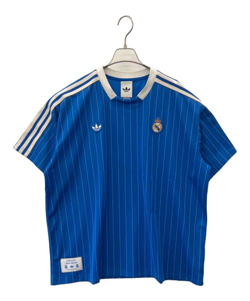 adidas（アディダス）adidas (アディダス) adidas  レアル・マドリード テラスアイコンジャージー　ゲームシャツ ブルー サイズ:J 3XLの古着・服飾アイテム