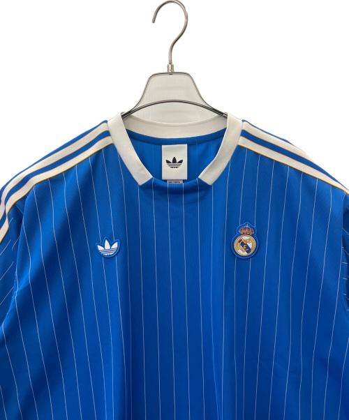 adidas（アディダス）adidas (アディダス) adidas  レアル・マドリード テラスアイコンジャージー　ゲームシャツ ブルー サイズ:J 3XLの古着・服飾アイテム