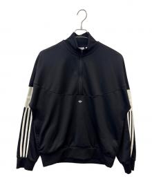 adidas（アディダス）の古着「adidas　ハーフジップトラックジャケット」｜ブラック