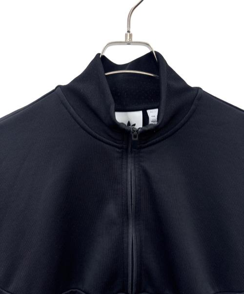 adidas（アディダス）adidas (アディダス) adidas　ハーフジップトラックジャケット ブラック サイズ:Ｍの古着・服飾アイテム