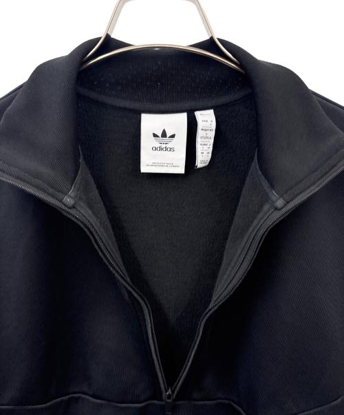 adidas（アディダス）adidas (アディダス) adidas　ハーフジップトラックジャケット ブラック サイズ:Ｍの古着・服飾アイテム