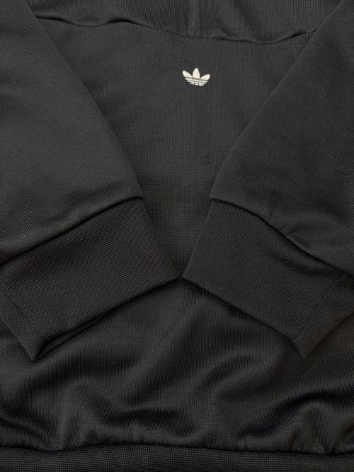 adidas（アディダス）adidas (アディダス) adidas　ハーフジップトラックジャケット ブラック サイズ:Ｍの古着・服飾アイテム