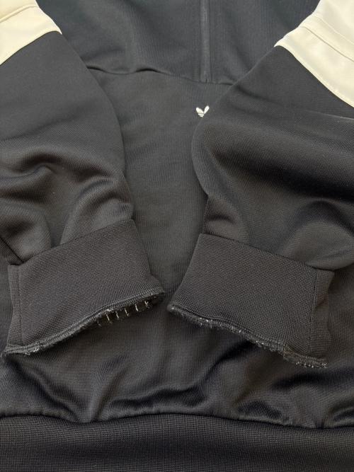 adidas（アディダス）adidas (アディダス) adidas　ハーフジップトラックジャケット ブラック サイズ:Ｍの古着・服飾アイテム