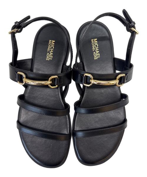 MICHAEL KORS（マイケル・コース）MICHAEL KORS (マイケル・コース) MICHAEL KORS　ストラップサンダル ブラック サイズ:6.5Mの古着・服飾アイテム