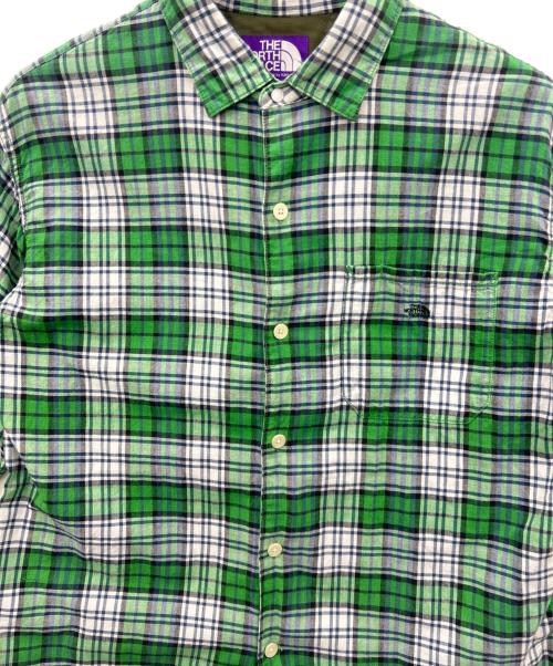 THE NORTHFACE PURPLELABEL（ザ・ノースフェイス パープルレーベル）THE NORTHFACE PURPLELABEL (ザ・ノースフェイス パープルレーベル) THE NORTHFACE PURPLELABEL　半袖カットソー グリーン サイズ:Ｓの古着・服飾アイテム