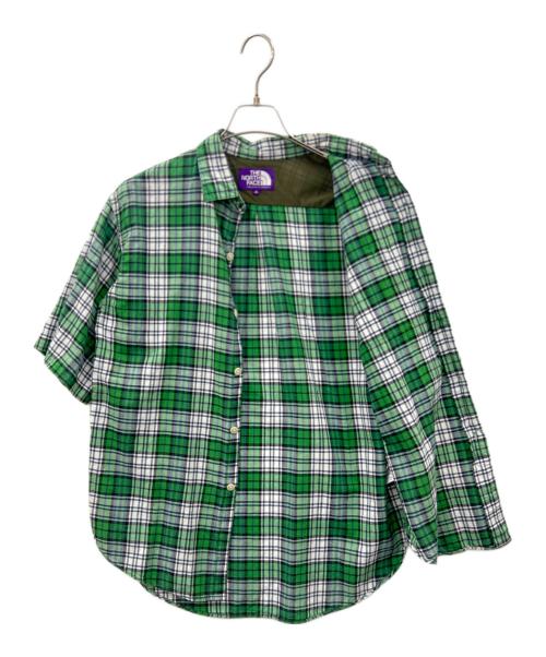 THE NORTHFACE PURPLELABEL（ザ・ノースフェイス パープルレーベル）THE NORTHFACE PURPLELABEL (ザ・ノースフェイス パープルレーベル) THE NORTHFACE PURPLELABEL　半袖カットソー グリーン サイズ:Ｓの古着・服飾アイテム