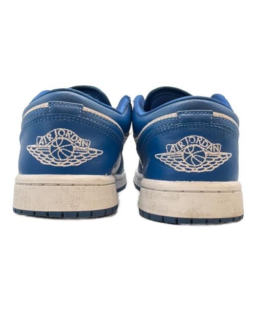 NIKE（ナイキ）NIKE (ナイキ) NIKE　AIR JORDAN　ローカットスニーカー ブルー×ホワイト サイズ:23.5の古着・服飾アイテム