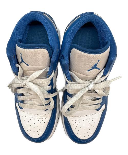 NIKE（ナイキ）NIKE (ナイキ) NIKE　AIR JORDAN　ローカットスニーカー ブルー×ホワイト サイズ:23.5の古着・服飾アイテム