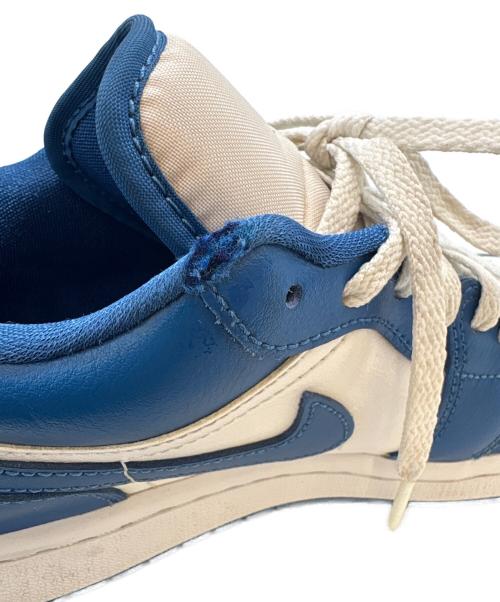 NIKE（ナイキ）NIKE (ナイキ) NIKE　AIR JORDAN　ローカットスニーカー ブルー×ホワイト サイズ:23.5の古着・服飾アイテム