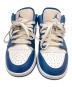 NIKE (ナイキ) NIKE　AIR JORDAN　ローカットスニーカー ブルー×ホワイト サイズ:23.5：5000円