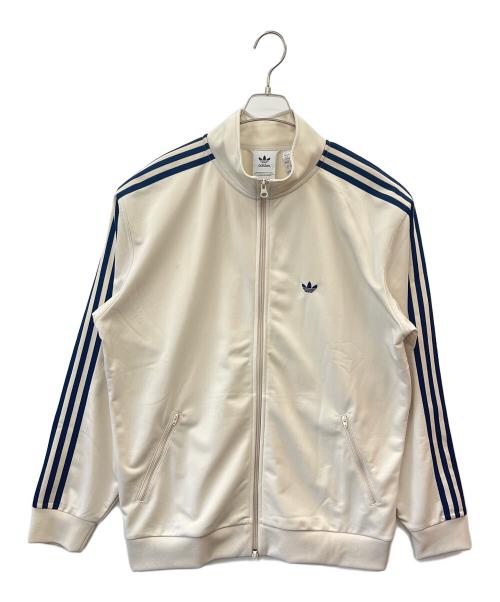 adidas Originals（アディダスオリジナル）adidas originals (アディダスオリジナル) adidas originals　ベッケンバウアー　トラックジャケット ベージュ×ネイビー サイズ:Lの古着・服飾アイテム